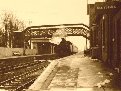ramber Station after a snow fall,
from the museum's photographic collection